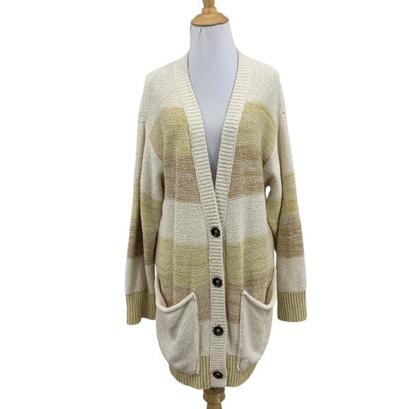 Free People Cardigan Women Extra Small Southport Beach Oversized Cocoon Sweater - Picture 1 of 12